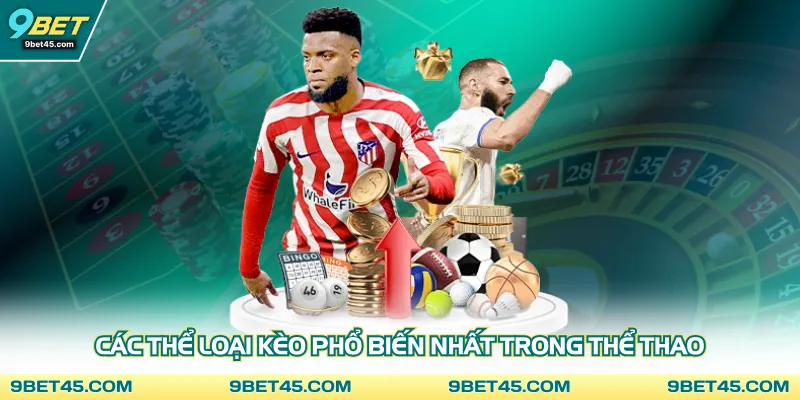 Các thể loại kèo phổ biến nhất trong thể thao